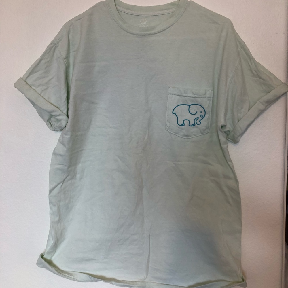 Light Green Ivory Ella Short Sleeve Shirt